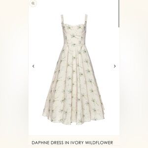 Daphne Dress in Ivory Wildflower